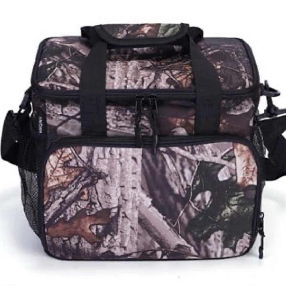 Camo Insulated Cooler Bag